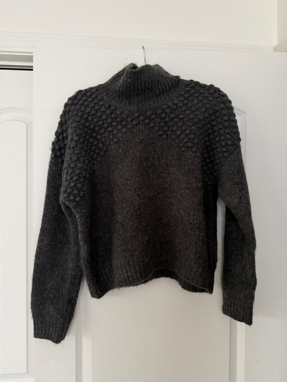 Free People cropped cowl neck sweater